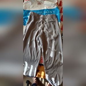 Men's NEW medium baseball pants grey